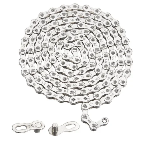 Imagen 2 del producto TOOPRE Cadena de bicicleta de 6/7/8 velocidades, cadena de cambio de bicicleta de acero de alta resistencia de 116 eslabones para bicicleta de montaña y carretera de 6/7/8 engranajes