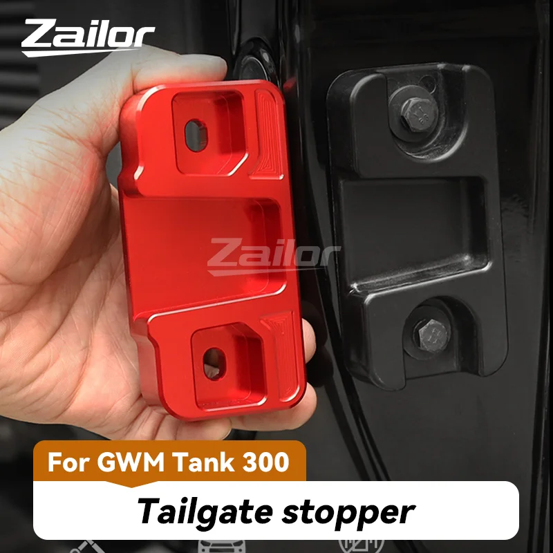 For GWM Great Wall Tank 300 Tailgate Stopper Limiter Modification Part Door Lock Aluminum Alloy Anti-sag Car Accessories