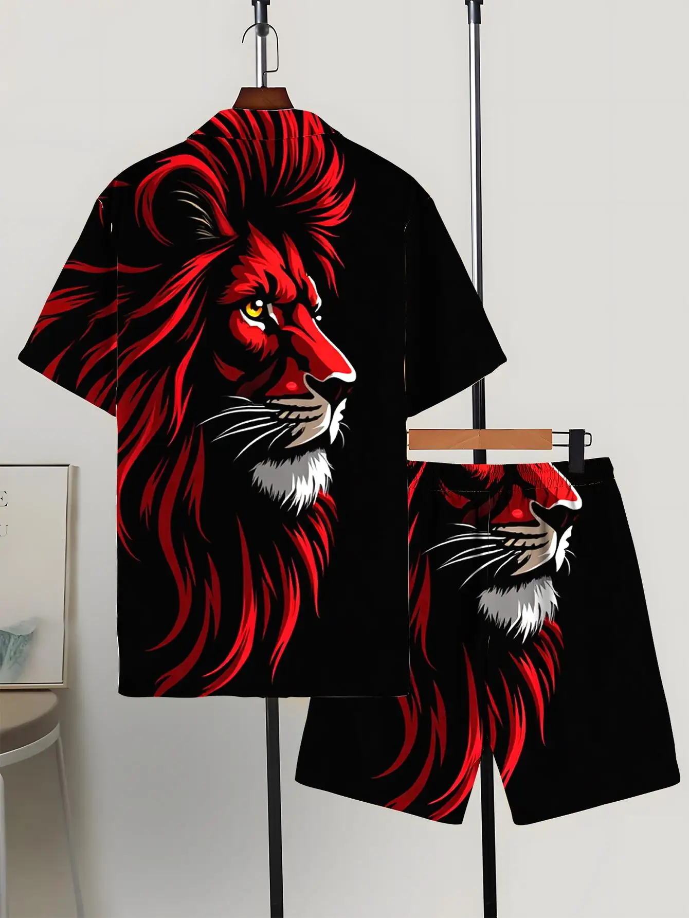 Men's Shirt Sets 2026 Spring/Summer Graphic men's suits clothing set outfits two piece 3D Printed Tracksuit men jogging suit