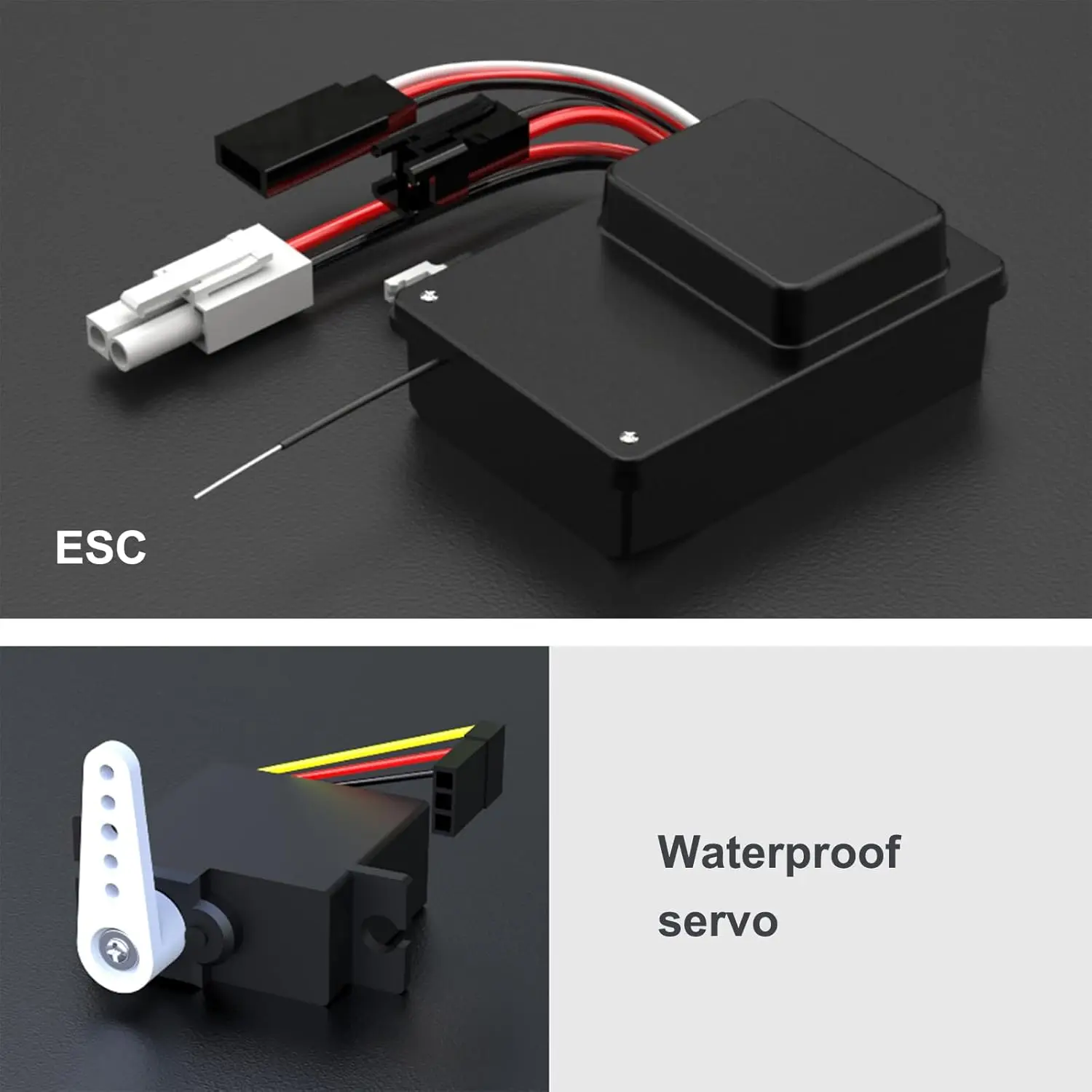 Afstandsbediening Snelheid RC Borstelloze Boot UDI021 2.4G 35-40 km/u Onder Motor RC Onderzeeër met LED-verlichting voor Hobby Volwassenen Jongens Fav