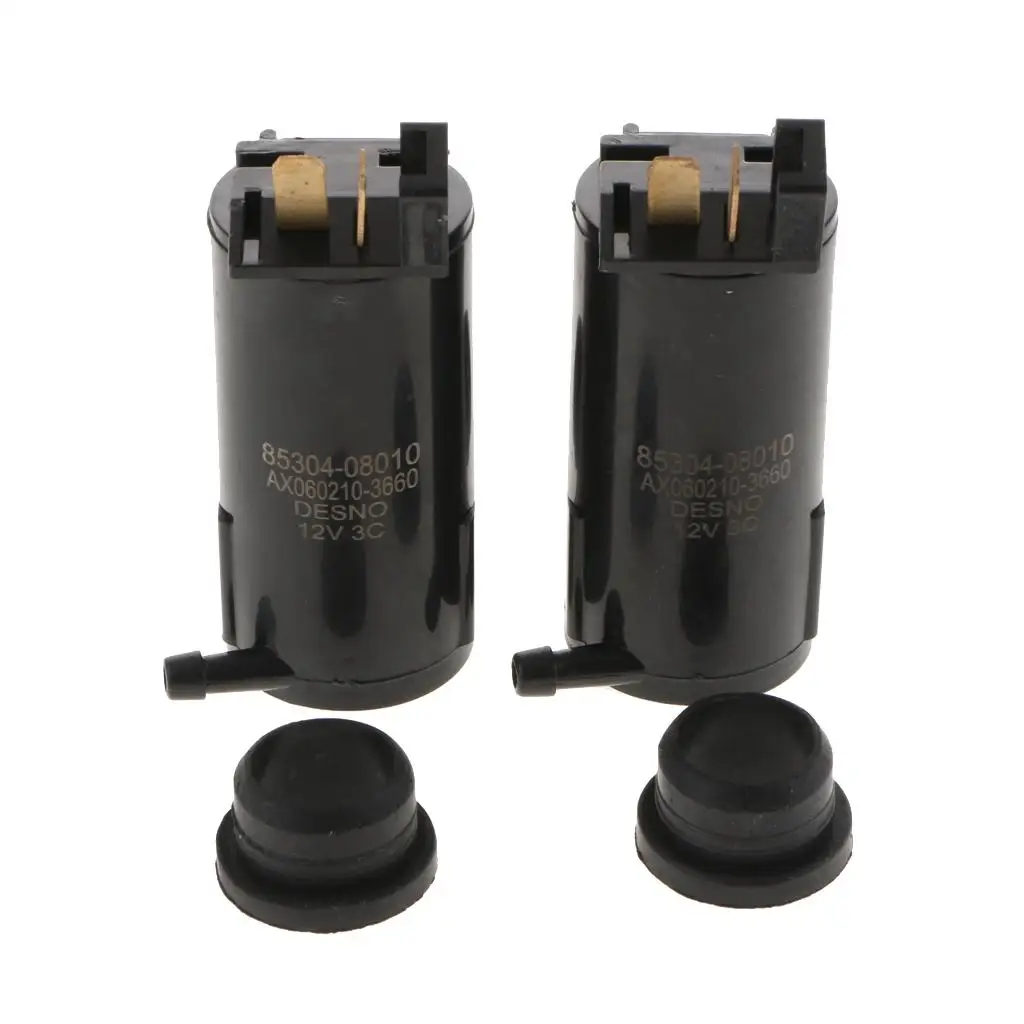 Car Windshield Washer Pump Motor Universal Plastic Kit for Washer Fluid Reservoir System