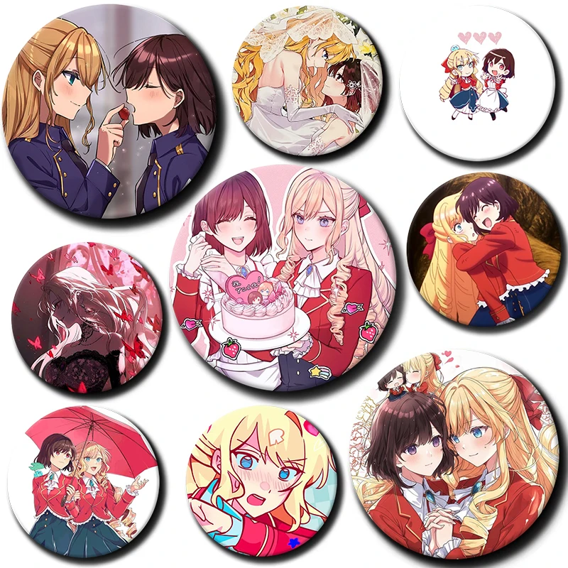 Rae Taylor Claire Francois Character Pin Anime Badge I'm in Love with The Villainess Brooch for Clothes Backpack Decor Gifts