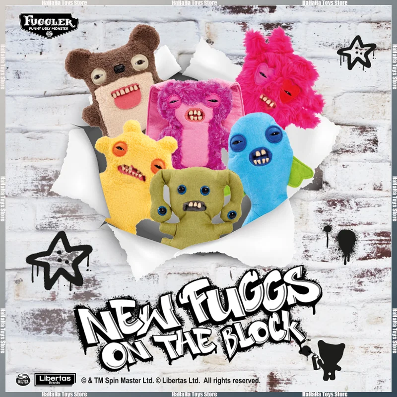 

Fuggler Funny Ugly Monster New Fuggs on the Block Lord Длинные уши Hedge Grog Ugly Plush Soft Toys Ugly Stuffed Animal Plush Toys