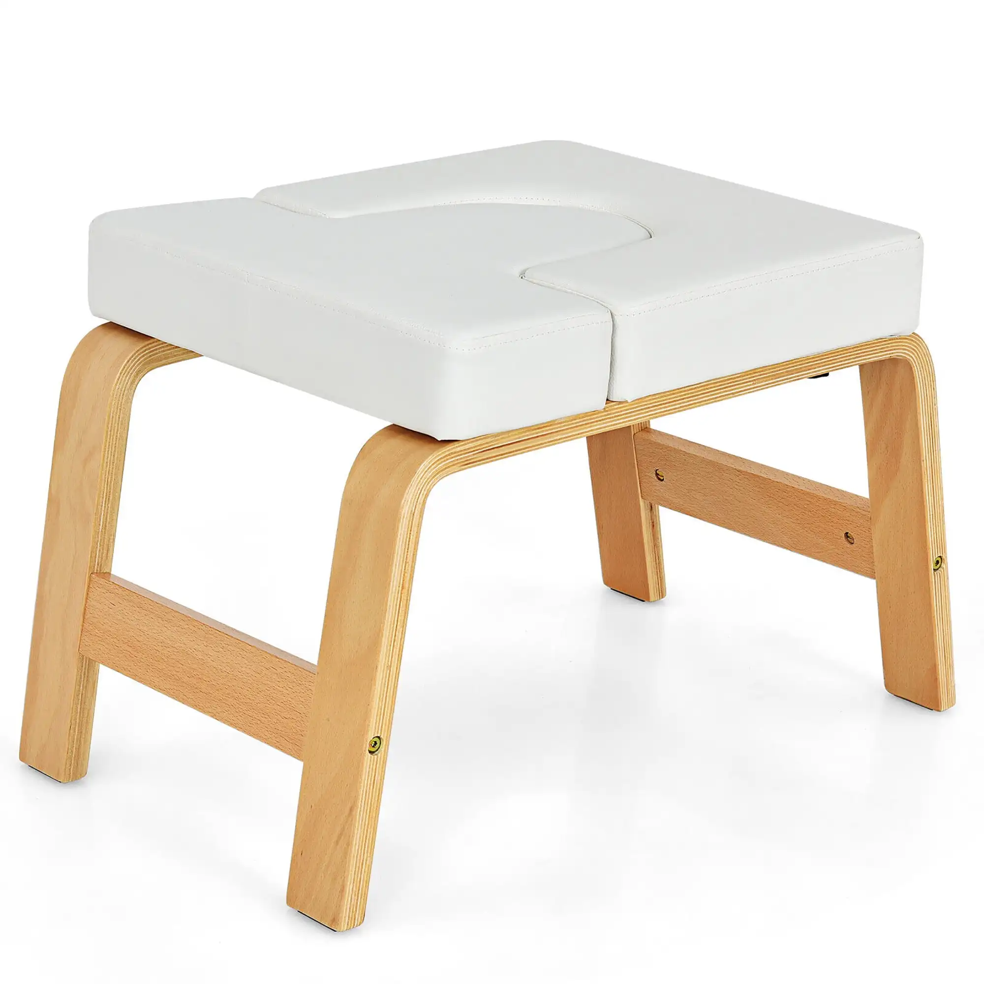 Hot Selling Yoga Headstand Stool Auxiliary Tools Customized Multifunctional Handstand Wooden Yoga Chair