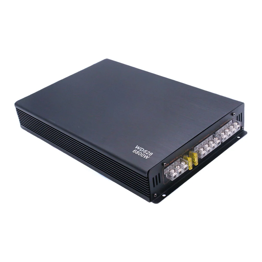 For Car Music Enhancement 12V Audio Booster Aluminum Heat Sink Amp Fast Heat Dissipation Design For Vehicle Sound Systems