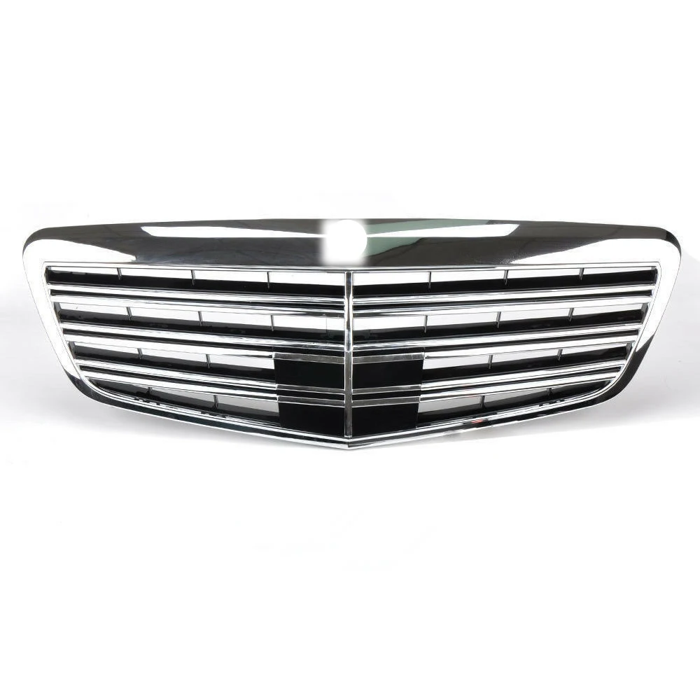 

Fit 2007-2013 AMG Type Silver Front Grille Grill For Mercedes Benz W221 S-Class