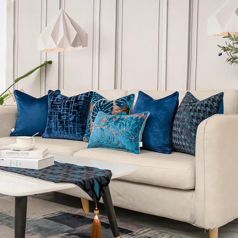 

European-style Luxurious Sample Room Living Room Throw Pillows Modern Sofa Cushions Bed Cushions Pillowcases waist Pillows