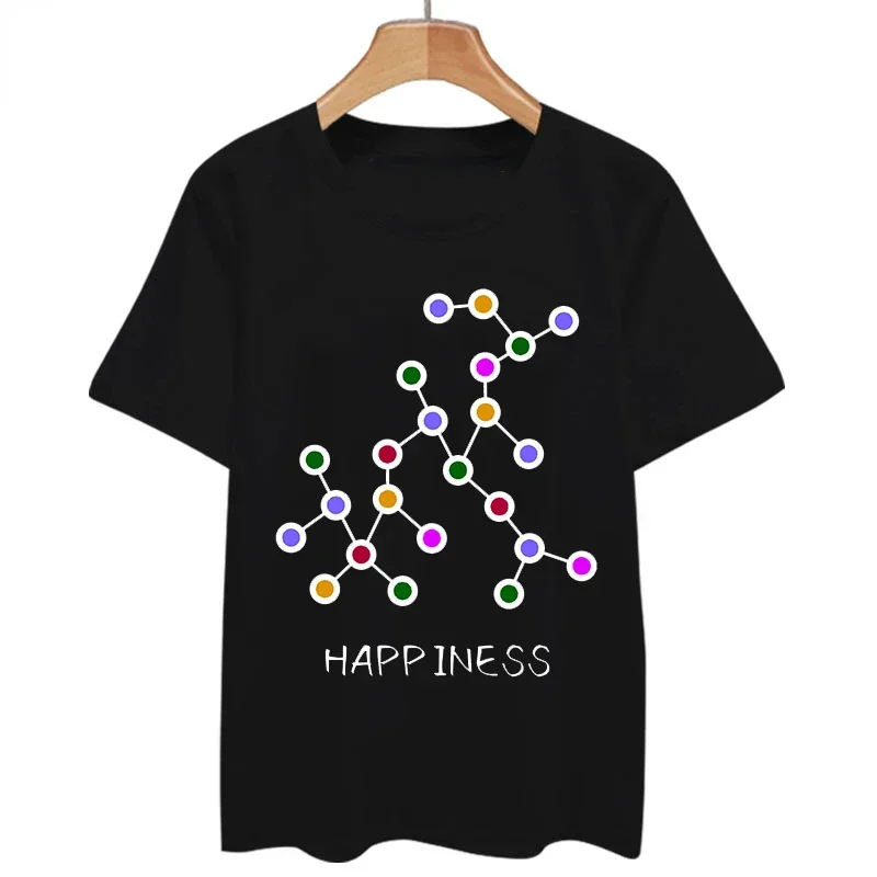 تي شيرت أسود معدني داكن تي شيرت كبير الحجم ملابس الشارع مع طباعة الماعز الرجعية للجنسين Y2K الهيب هوب نمط القطن قميص للصيف