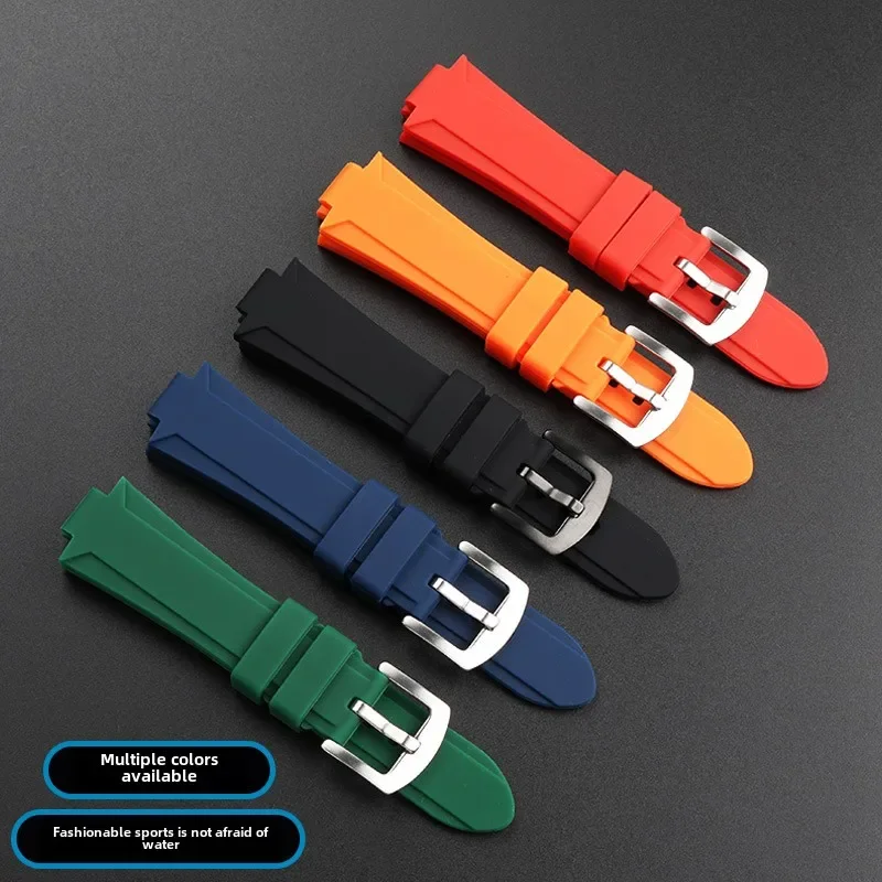عالية الجودة حزام ساعة سيليكون سوار ل أوريس أكويس 7330 7740 سلسلة 22x11 مللي متر 24x11 مللي متر 24x12 مللي متر محدب نهاية ساعة مطاطية الفرقة