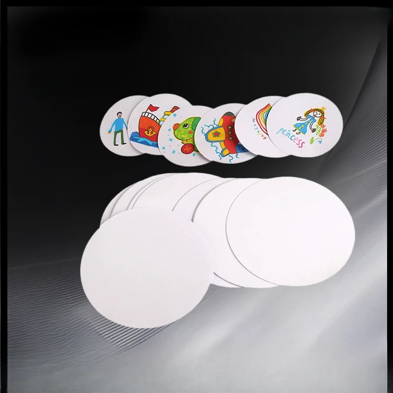 100pcs Round Paper for Button  - Button Badge Blank review and price