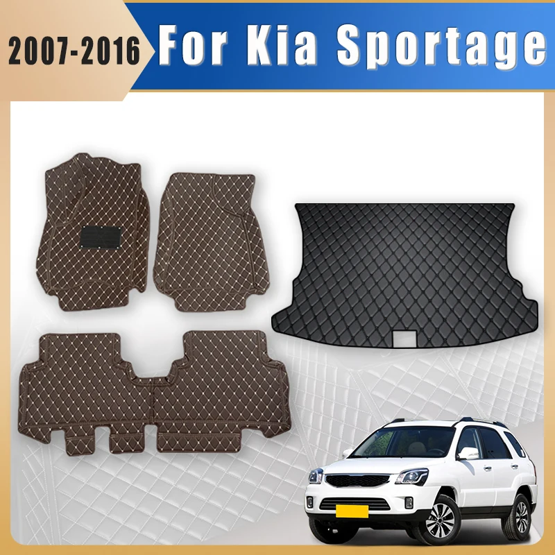 

Car Floor Mats Trunk Carpets For Kia Sportage 2016 2015 2014 2013 2012 2011 2010 2009 2008 2007 Auto Accessorie Interior Product