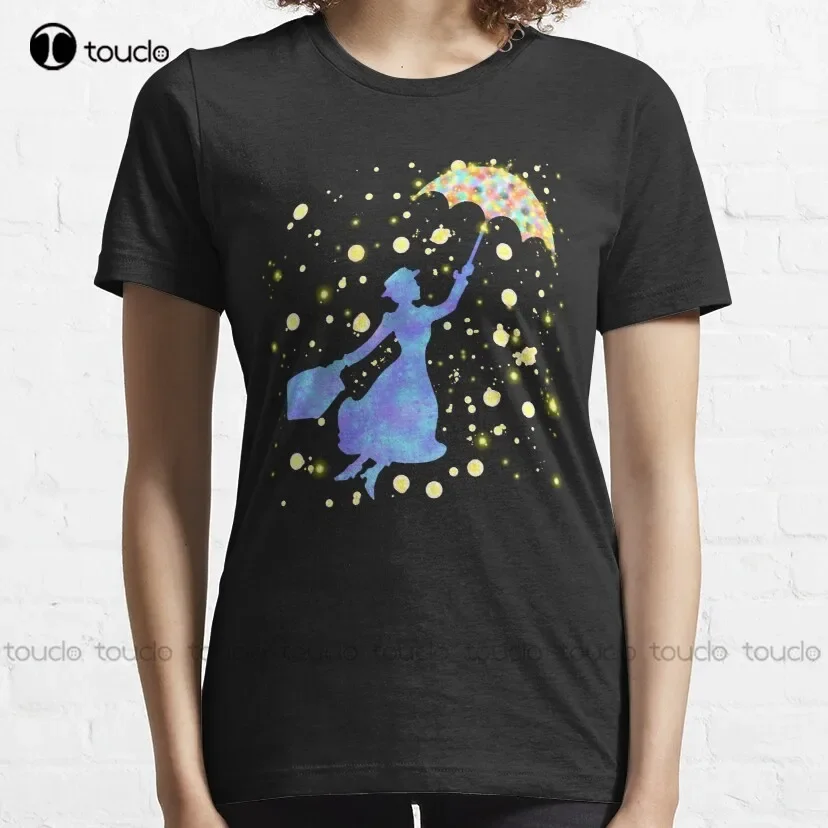 magical mary_poppins Classic T-Shirt tee shirts for women Custom aldult Teen unisex digital printing xs-5xl All seasons cotton