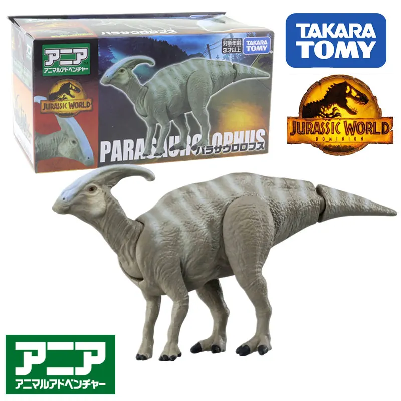 TAKARA TOMY Jurassic World ANIA Simulation Wild Animal Dinosaur Model Fierce Battle Hunter Kids Educational Toys