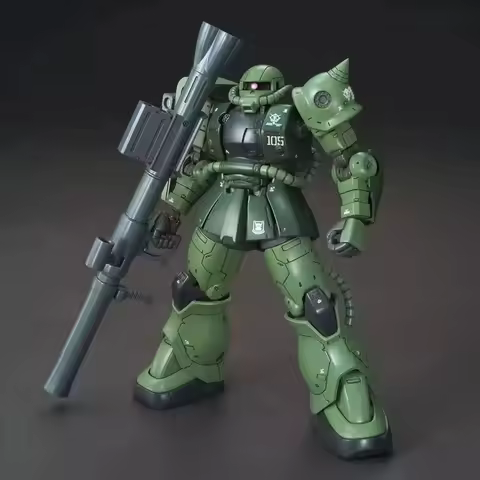 Brand New Spot Gto Zaku Hg 1/144 Assembly Model Action Figures Children'S Toys Robot Plastic High Quality Model Collection Gifts