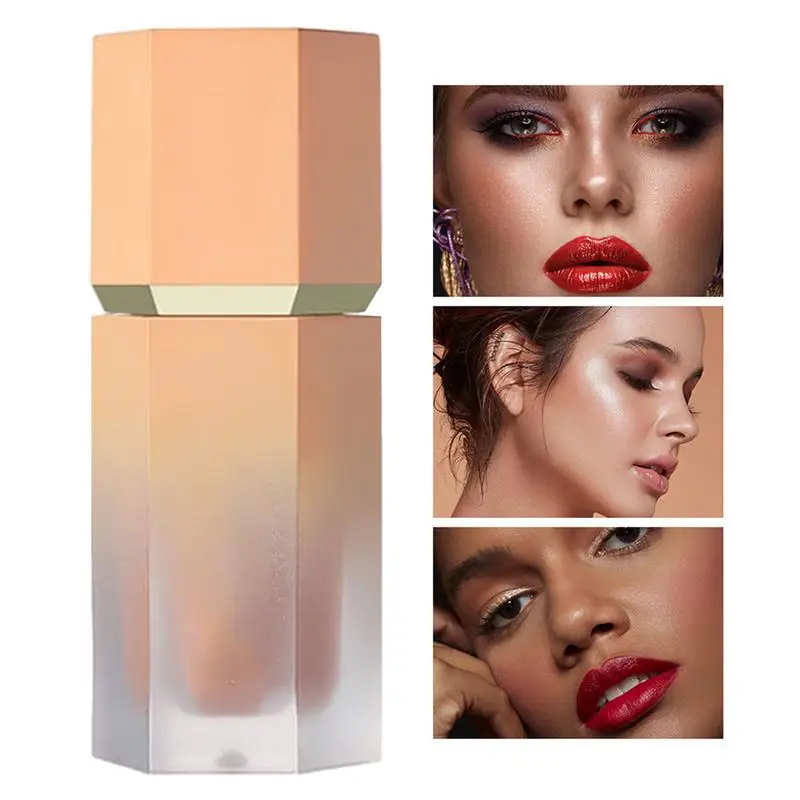 Matte Liquid Contour Stick Natural Waterproof Lasting Nose Shadow Contouring Brighten Face Highlighter Cream Face Makeup