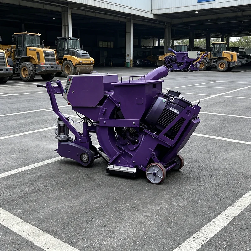 Compact Portable Shot Blaster Concrete Pavement Floor Surface Roughening Machine