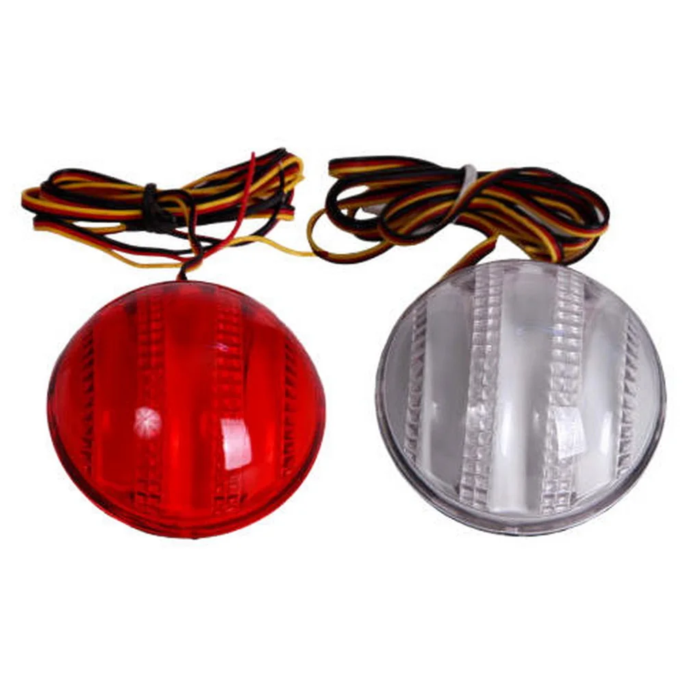Luces de freno hemisféricas July King de 6.8CM con DRL nocturno para Toyota Corolla 2007-2010, Avanza, Veloz y Nissan Qashqai, X-TRAIL, etc.