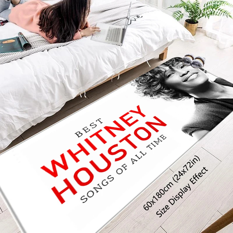 سجادة القدم ترحيب الكلمة حصيرة للمدخل Whitnays Houstons الحمام المدخل السجاد المطبخ المياه امتصاص السجاد رقيق ديكور المنزل #1