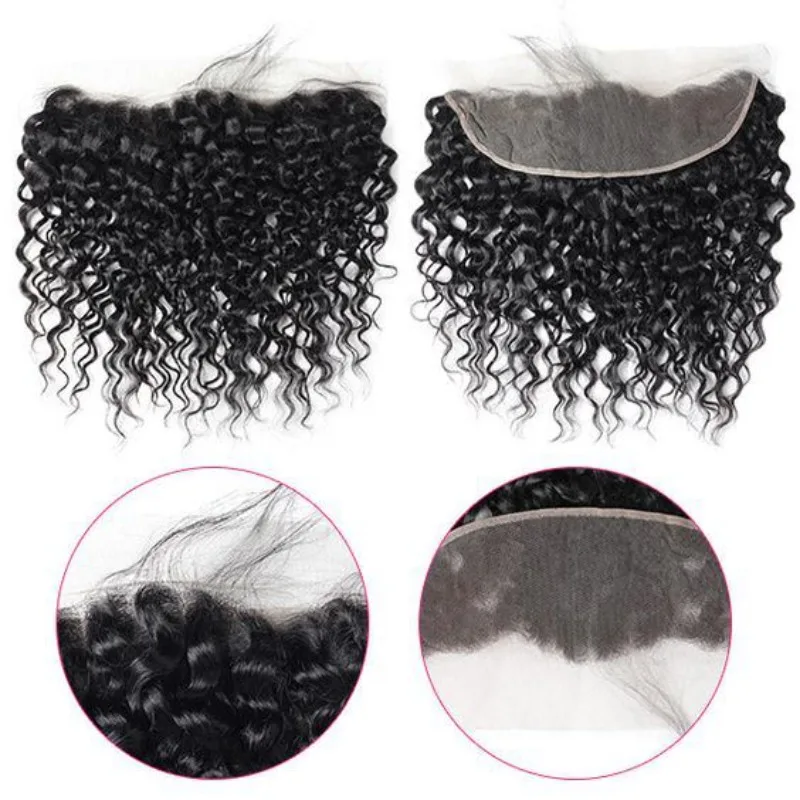 13x4 Lace-Frontal, krauses, lockiges, natürliches Haar, weiche Textur, vorgezupfte Babyhaare, kann gefärbt und gebleicht werden, Perücke für den täglichen Gebrauch – Detail 2
