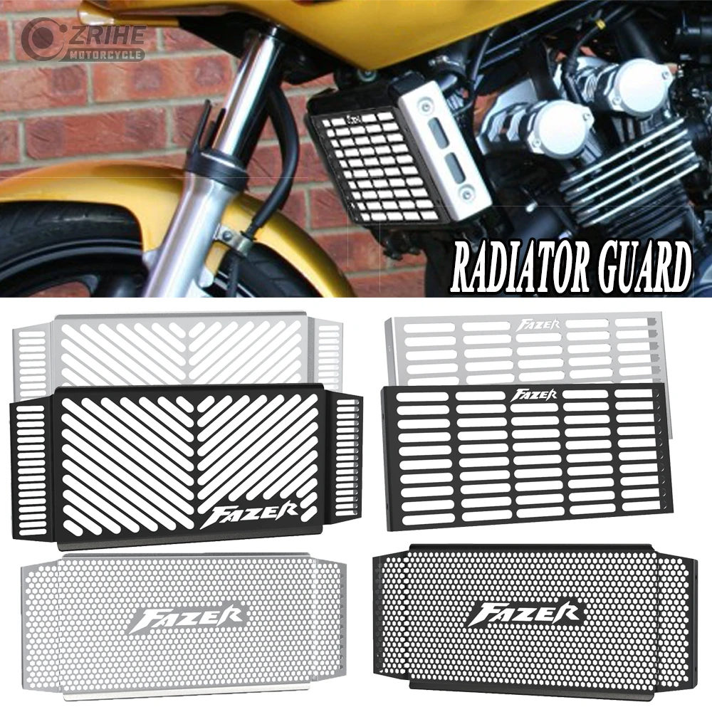 Motorcycles FOR YAMAHA FZS600 FAZER FZS 600 FAZER S Radiator Grille Guard Cover 1998-2004 1999 2000 2001 2002 2003 Accessories