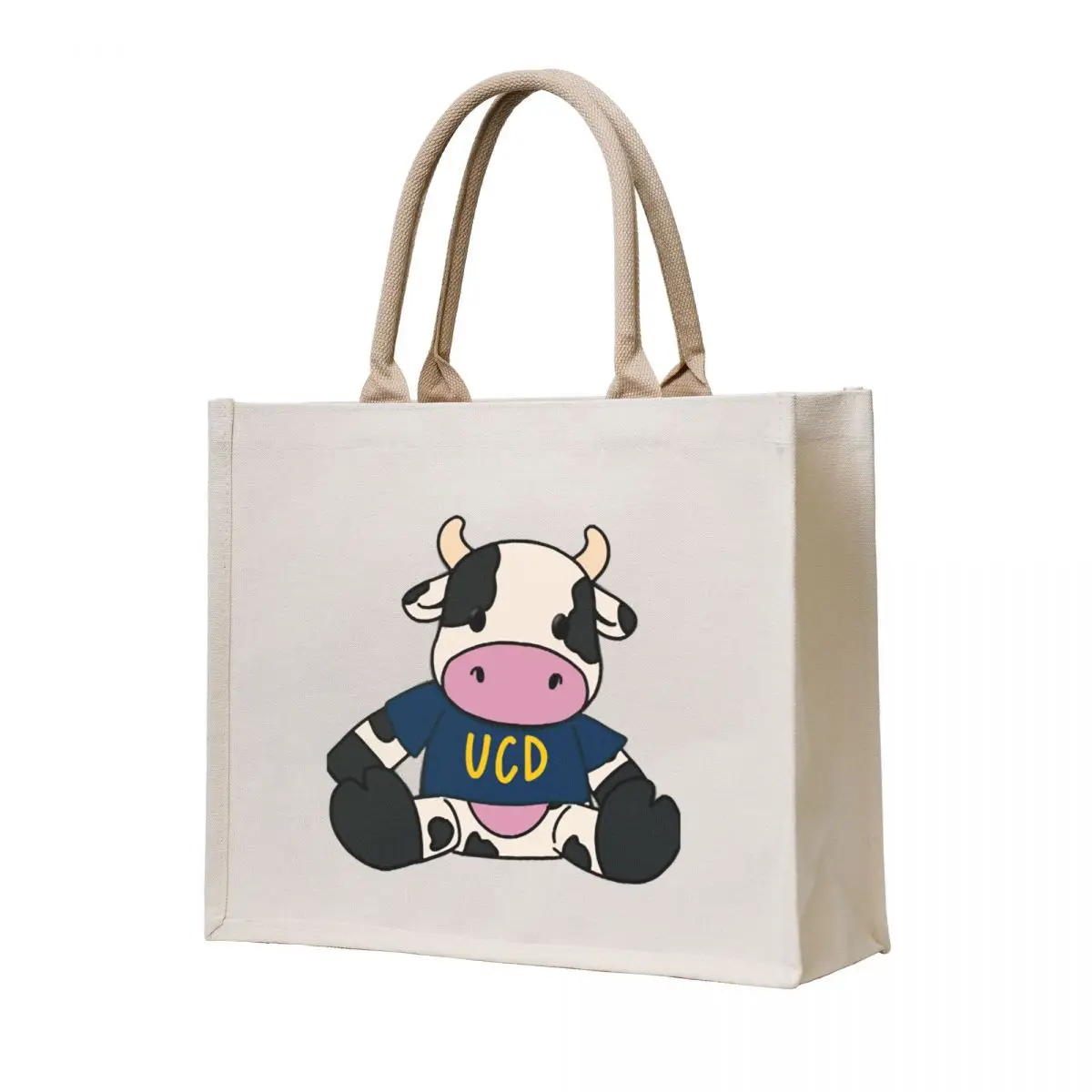 

uc davis cow Tote Bag Shopping bags Shopper handbag shopping bags foldable