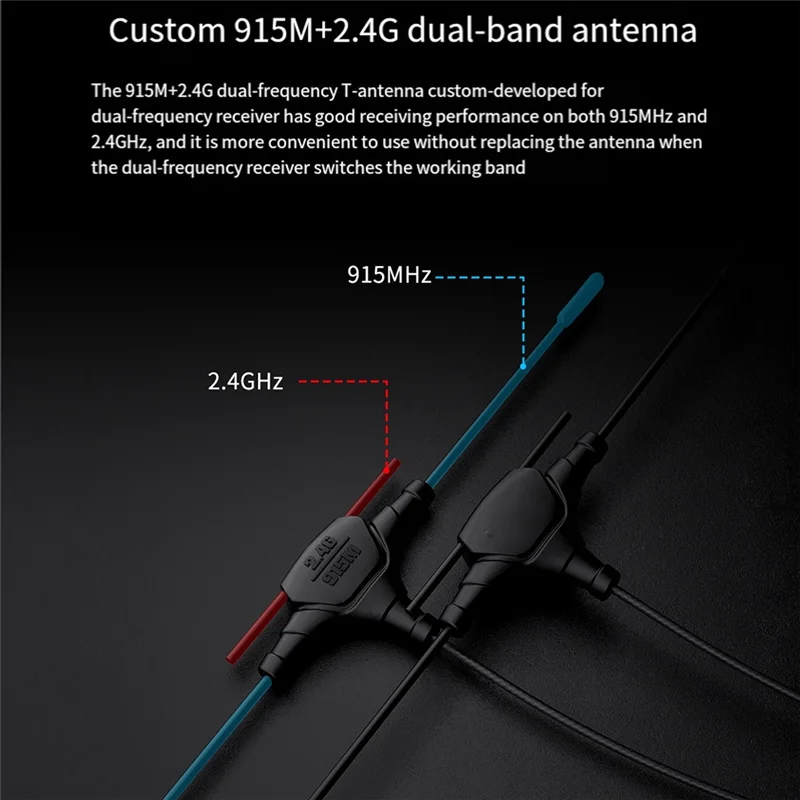 

1Pc ELRS 915M/2.4G Gemx Gemini Dual Frequency Receiver FPV Crossover Aircraft