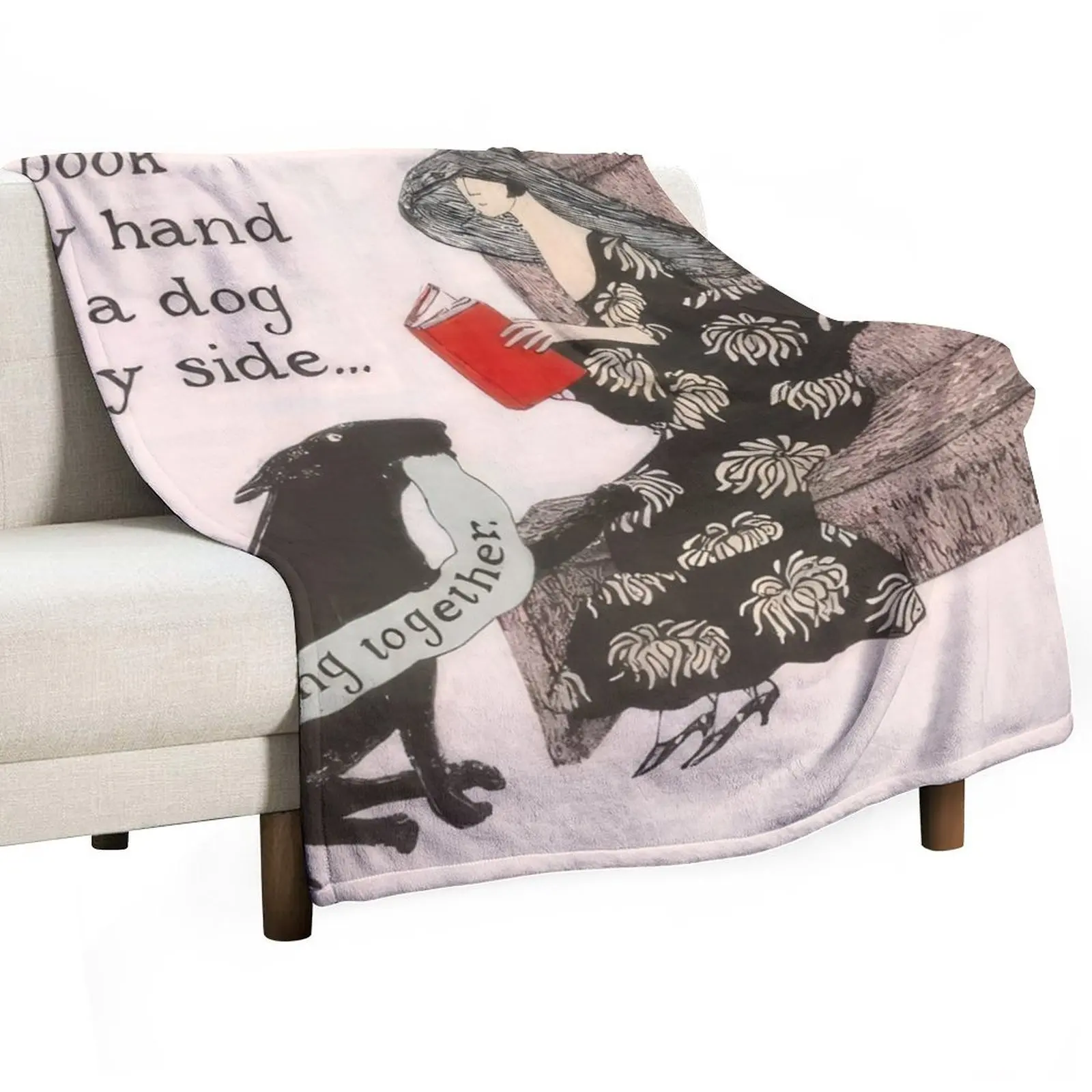 Edward Gorey Throw Blanket Plaid Hairys Cute Plaid Plush decorative Soft Beds Blankets