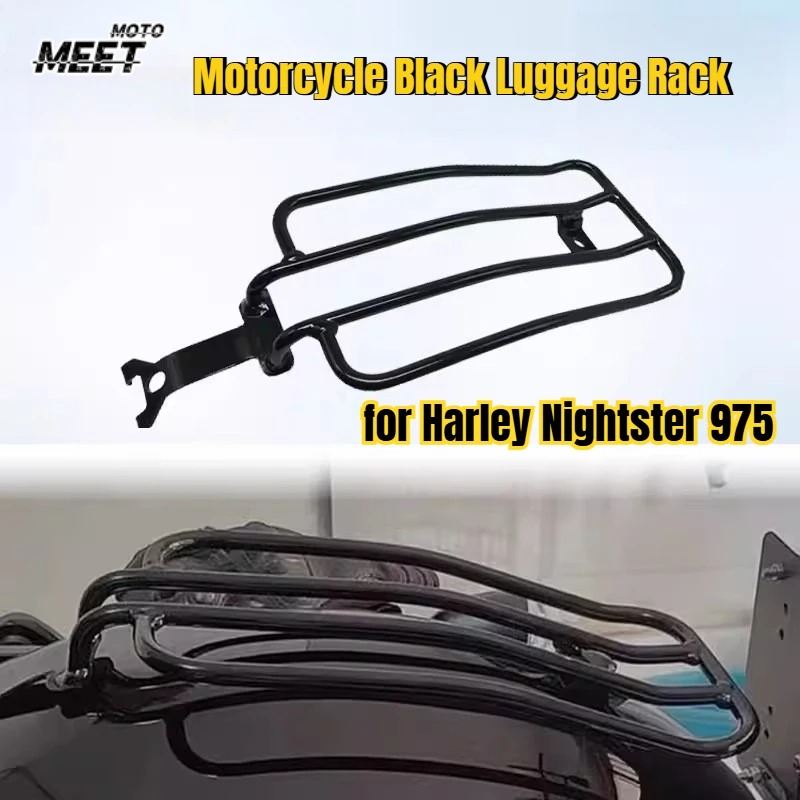 

Багажник на заднее крыло мотоцикла, черный, для Harley Nightster 975 RH975 2021 2022 2023 2024