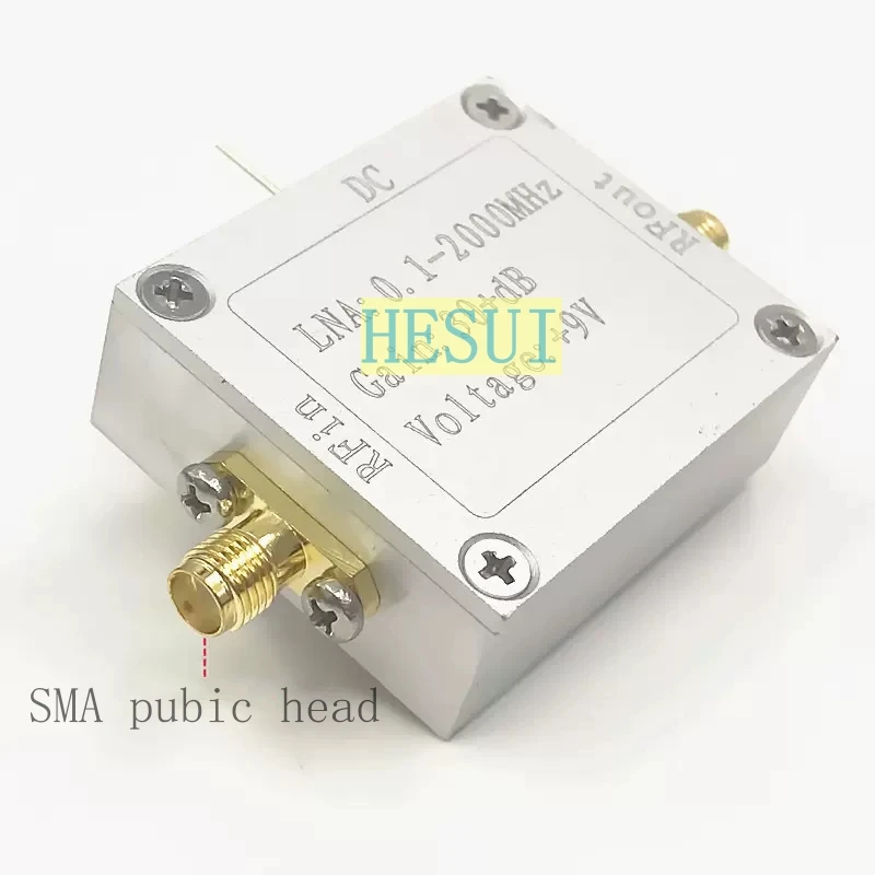 Rf broadband low noise amplifier 0.1-2000MHz gain 32dB high frequency amplifier