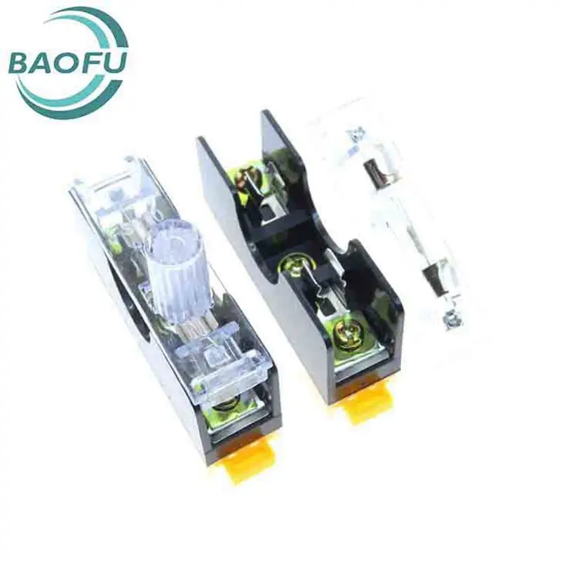 FS-101    6 * 30 Single Rail Fuse Box With Lamp
