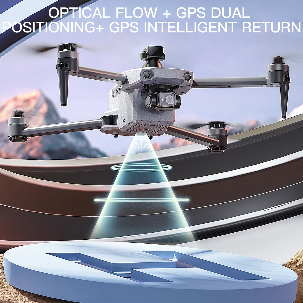 K11 Tubro GPS Drone 8K Profesjonalny 3-osiowy gimbal 360 °   Unikanie przeszkód Bezszczotkowy silnik 5G WIFI FPV Quadcopter Zabawki RC Drone