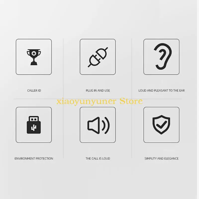 P9JB Corded Telephone Basic Landline Phone for Seniors Analog Home Phone with Call Display Small Desk Guest Room Telephone