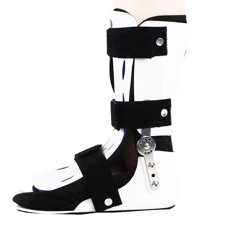 Adjustable Ankle Brace Foot Drop Corrector Ankle Joint Varus Valgus Calf Fracture Fixer Breathable Leg Feet Support Left Right