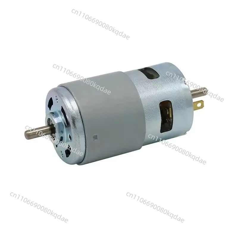 795 Double‑Shaft DC Motor 12‑24V 6000‑8000RPM Pure Copper Winding High‑Torque Double Ball Bearing Round Shaft Hardware