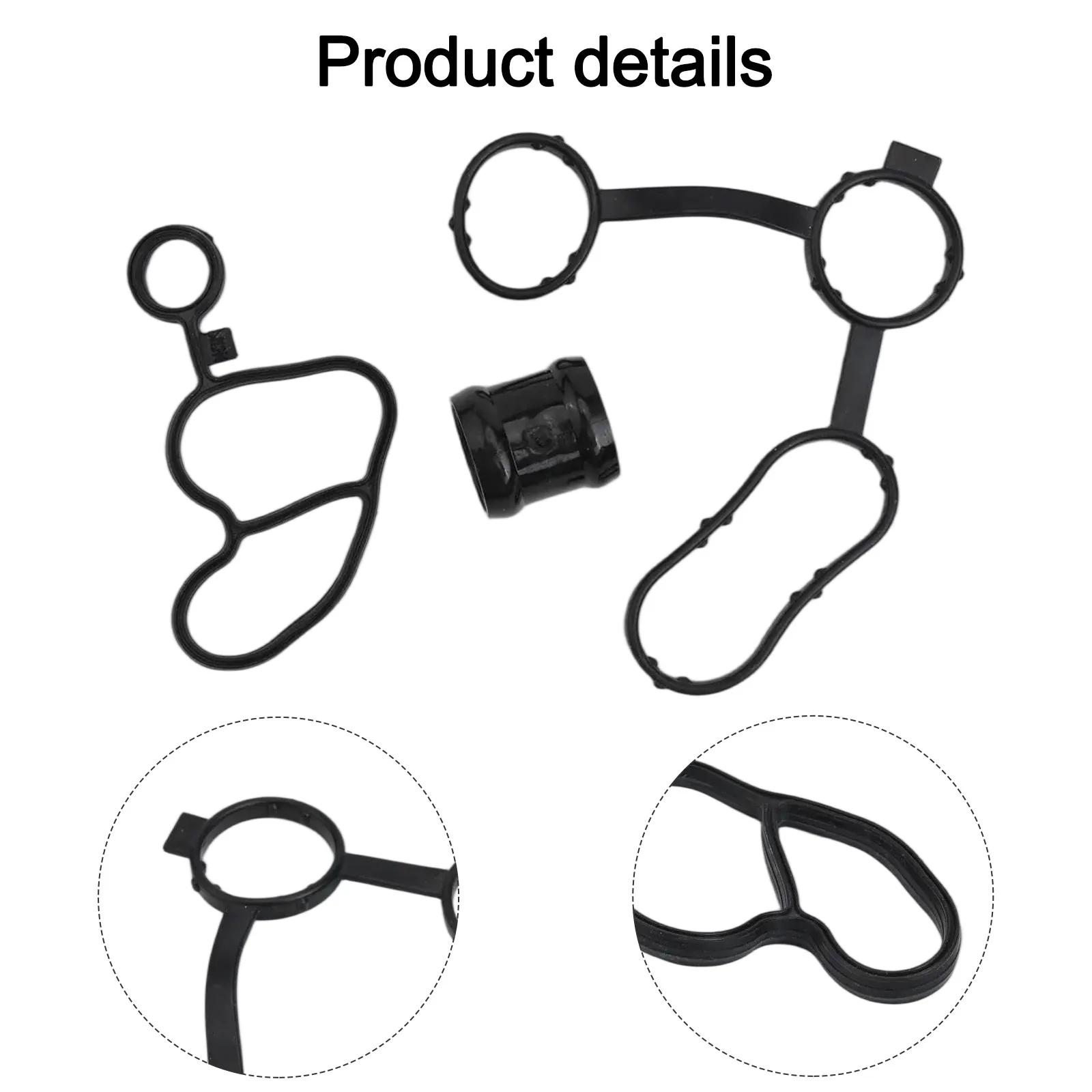 Car Maintenance Aftermarket Washer Set Auto Parts Black Non-deformation Design Wear-resistant Materials 03F115111A