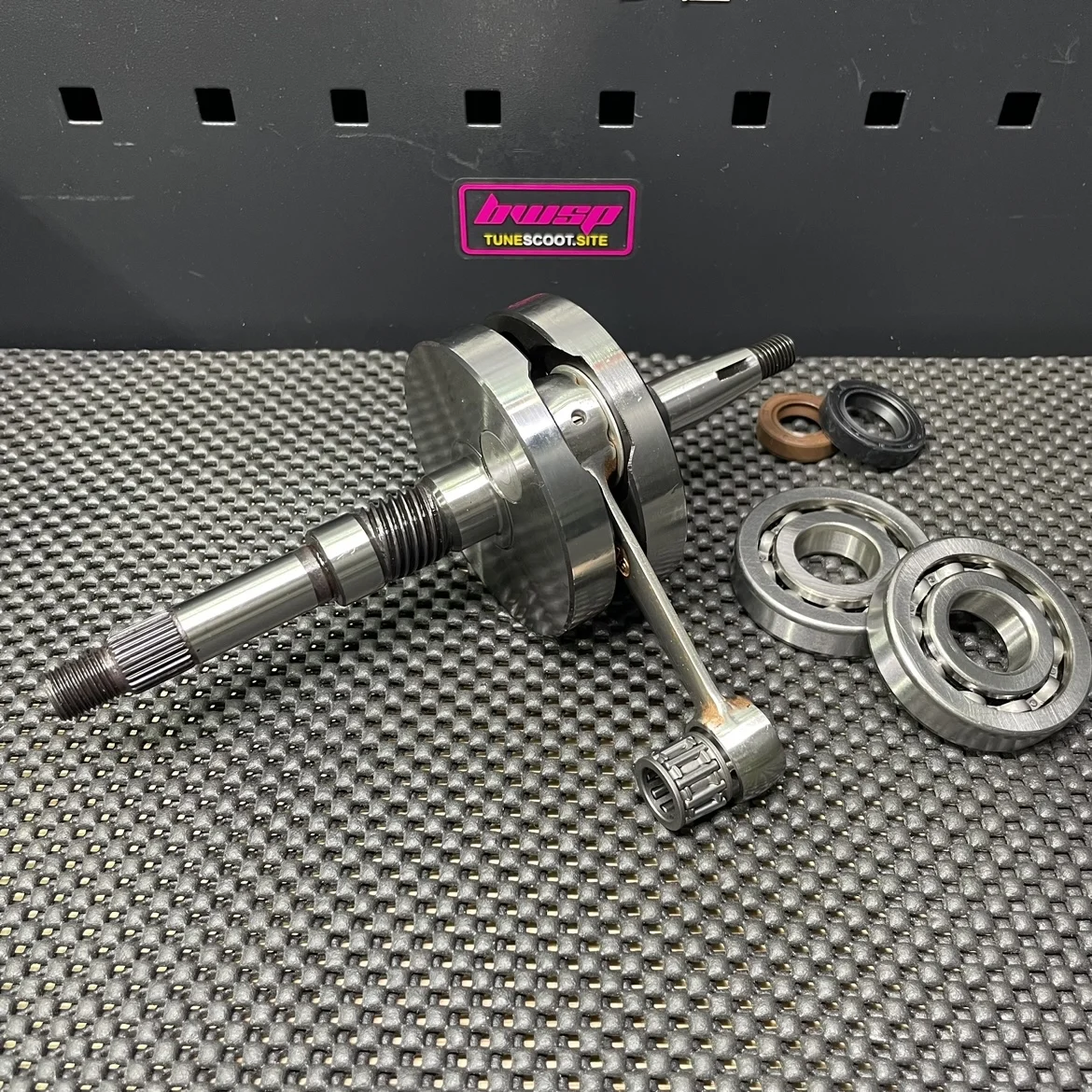 Crankshaft ZX50 AF34 AF35 41.4mm +2mm Long Stroke With Bearings And Oil Seals Racing Connecting Rod Tuning Engine Parts