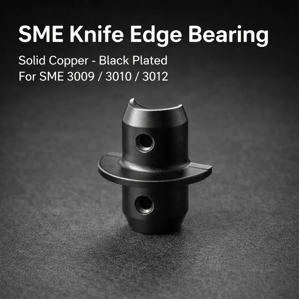 For SME 3009/3010/3012 Knife Edge Bearing, Solid Copper CNC Machined Original Geometry Half-Round Open Part