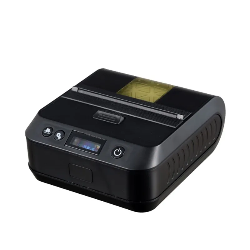 80Mm Portable Bluetooth Dot Line Thermal Mobile Printer Black and White Electronically Controlled Print Command
