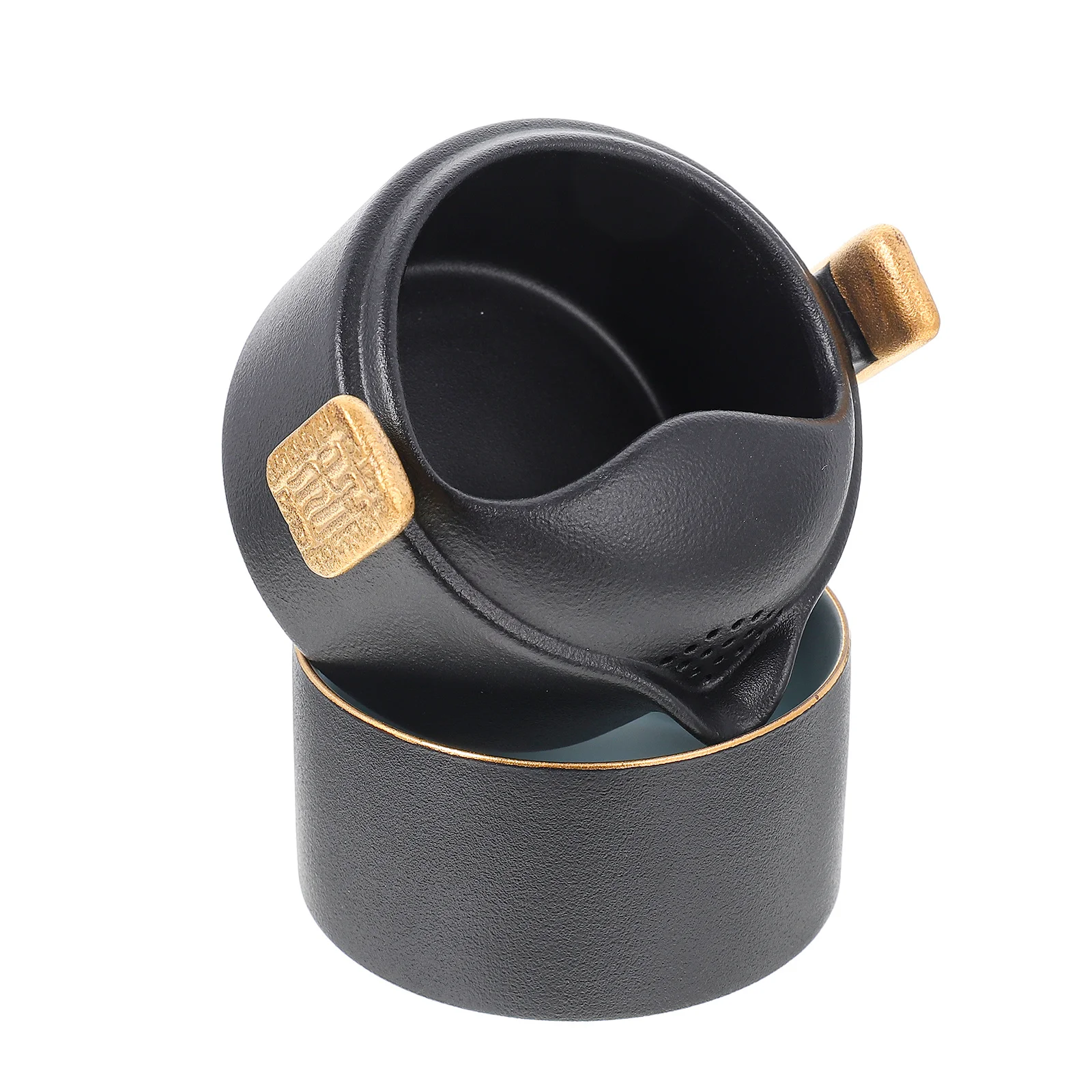 

1Set Portable Ceramic Tea Set High End Material Exquisite Craftsmanship Travel Kung Fu Teaware Perfect for Family Friends