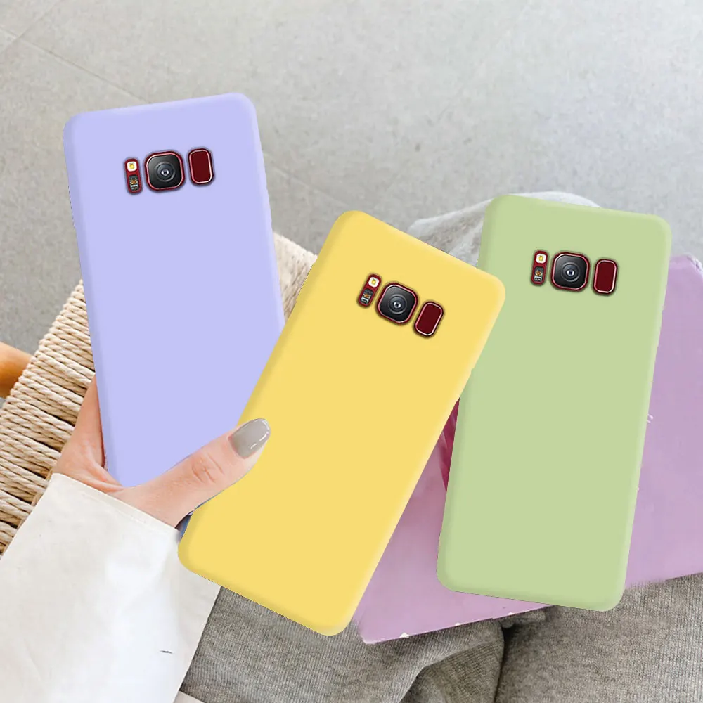 Liquid Silicone Protective Case For Samsung Galaxy S8 S9 S10 S10e S20 fe Note 8 9 10 Plus Note 20 Ultra Cover Coque