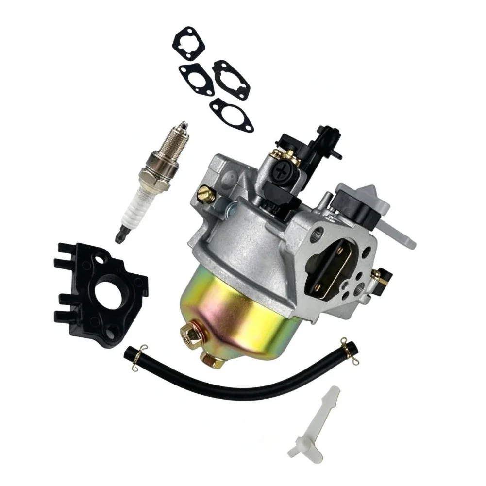 Carburetor Assembly Kit Compatible with For Honda For GX390 For GX340 420cc 339cc 459cc Engine 16100-ZF6-V01 Metal Construction