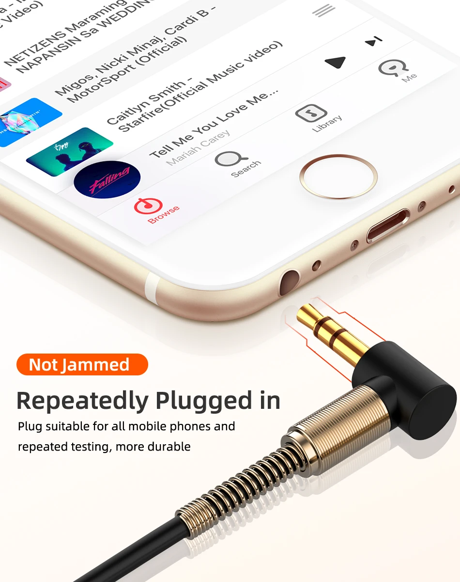 Cavo Prolunga Audio Jack 2,5mm Maschio A 3,5mm Femmina, Curvo 90°, 15cm, Nero - 6