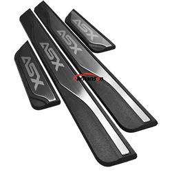 For Mitsubishi Asx 2023 2024 Door Sill Scuff Plate Protectors Guard Trim 2011-2020 Car Threshold Auto Stickers Accessories