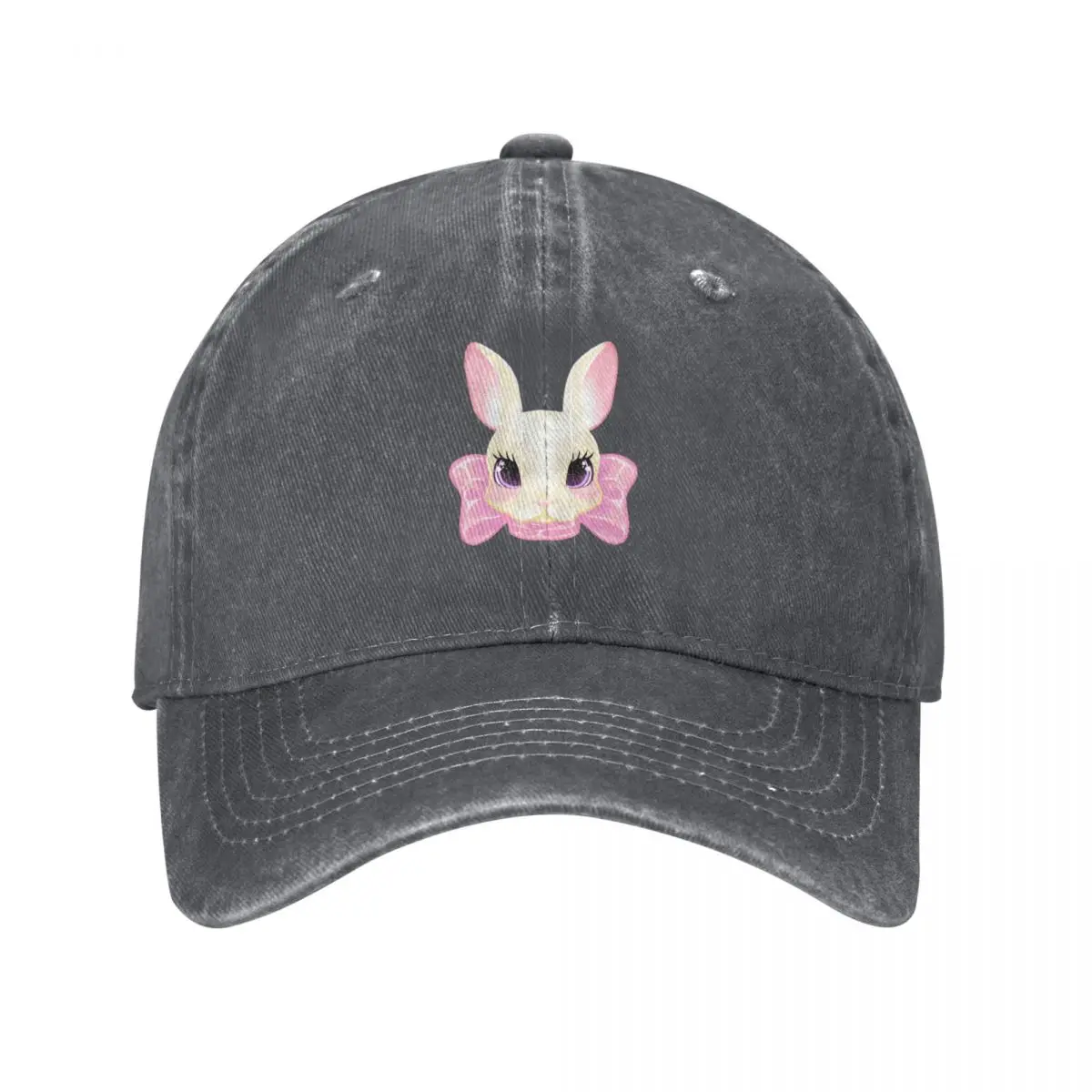 Soft Bunny Baseball Cap Streetwear Luxury Cap Caps Women Men's