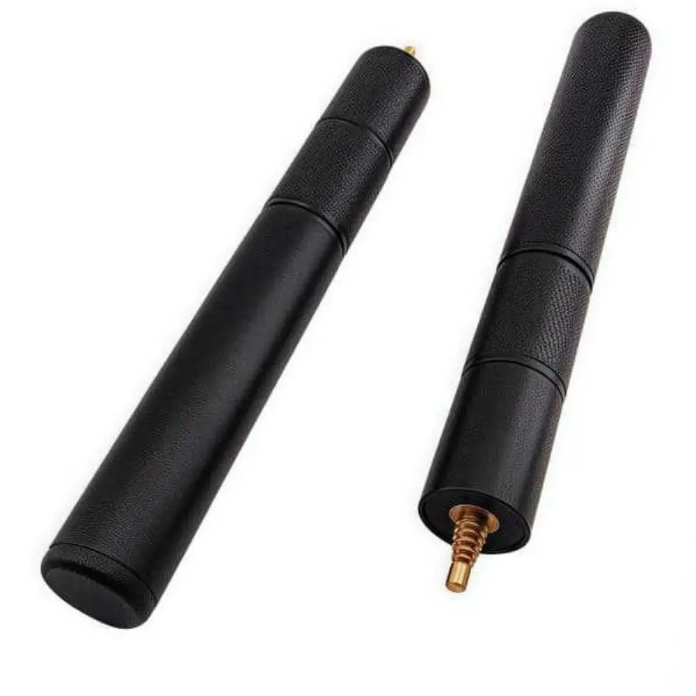 Aluminum Alloy Pool Cue Extension Telescopic Structure Threaded Connector Billiard Extender Textured Grip Length Adjustable
