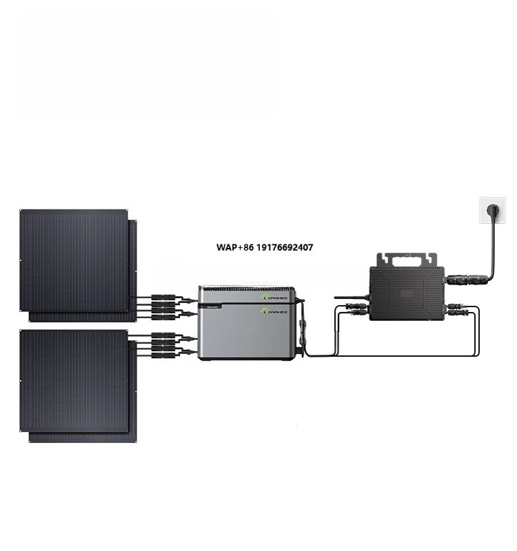 

800W Micro Inverter System 1kwh Capacity Solar Energy Storage on Grid Balcony Solar System Complete Set