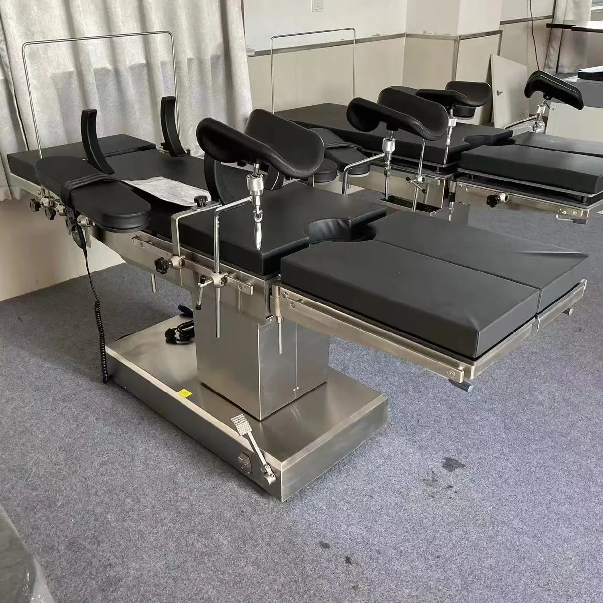 Cama de equipamento de teatro hospitalar médico, preço de sala de operação elétrica multiuso, mesa de operação cirúrgica portátil