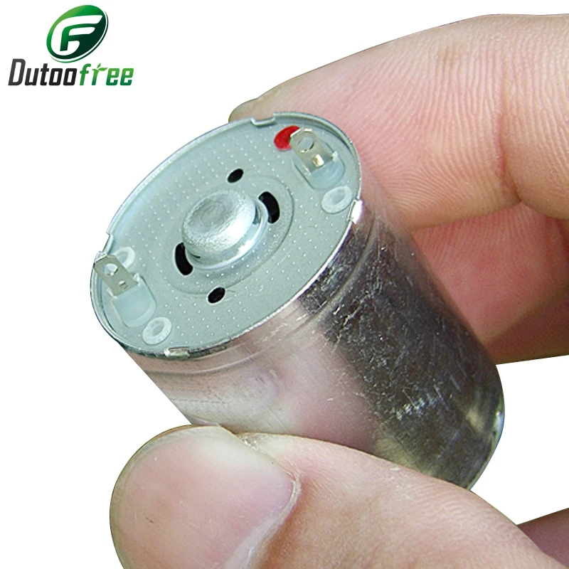 

5pc 370 Micro DC Motor 6V-7.2V 12000 RPM for Electrical Appliances Car or ship model RF-370C