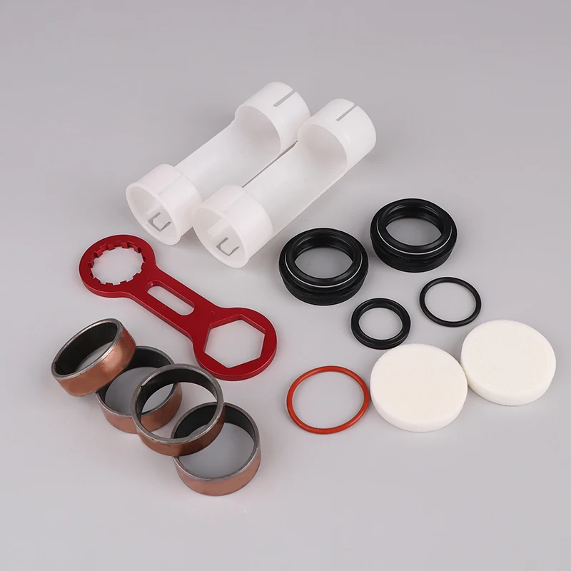 Bike Air Fork Spare Parts Collection Air Fork Oil Seal Air Fork Sponge /Oil Seal/Plastic Sleeve Bicycle Repair Tools