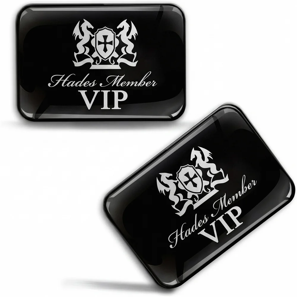 Car Stickers VIP Automotive Badge Emblem Decals for Accessories Car Motorcycle Helmet Mobile Phone, Tablet, Suitcase Sticker